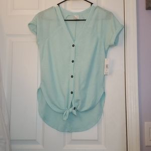 Aqua Blouse